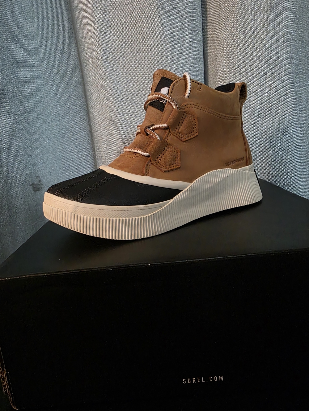 Sorel Brown and Black Women's Waterproof Sneaker Boot
